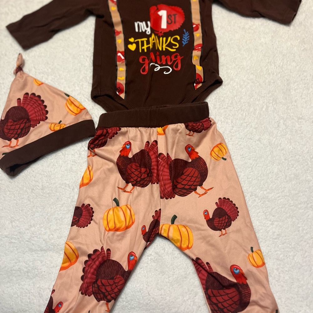 Baby Thanksgiving Matching Outfit